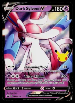 Dark Sylveon V SWSH134 SWSH: Sword & Shield Promo Cards Promo - Image 1