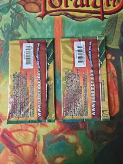 2016 POKEMON XY ROARING SKIES 3 Card Mini Booster Packs x2 Factory Sealed - Image 2