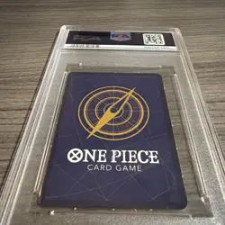 PSA 10 GEM Mint Ace OP02-013 MINI Manga Alt Art Japanese One Piece Card NOT Holo - Image 3