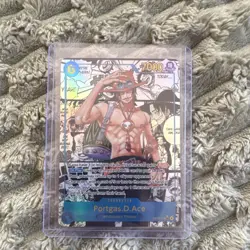 Bandai Portgas.D.Ace OP13-119 Rare Rush Character One Piece Card Game OP-13 - Image 1