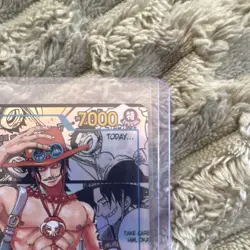 Bandai Portgas.D.Ace OP13-119 Rare Rush Character One Piece Card Game OP-13 - Image 2