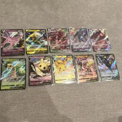 Pokemon TCG V and VMAX Lot of 10 Cards - Image 1