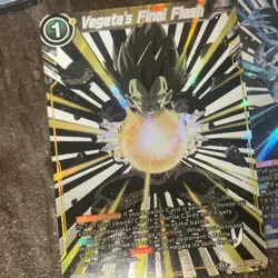 Dragon Ball Super Card Game Vegeta's Final Flash IAR Foil Card BT9-133 - Image 2