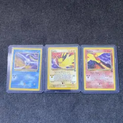 Moltres 21 Articuno 22 Zapdos 23 Wizards Black Star Promo Pokemon Cards - Image 1