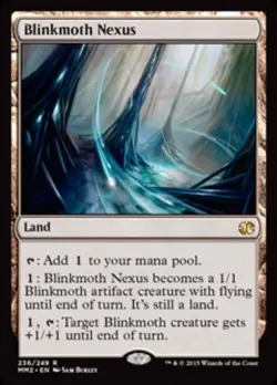MTG Blinkmoth Nexus, Modern Masters 2015, Heavily Played, English - Image 1