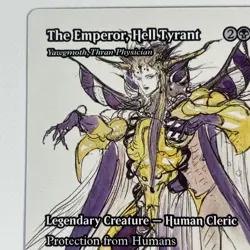The Emperor, Hell Tyrant Yawgmoth, Thran Physician Mystic Rare Final Fantasy - Image 2
