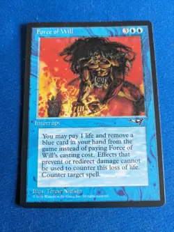 Force of Wills 1x MtG Alliances SP/NM **See Pictures!** - Image 1
