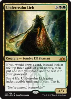 1x Underrealm Lich Moderate Play MTG Magic - Kid Icarus - - Image 1