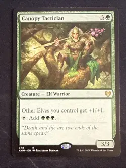 1x Canopy Tactician (378) Kaldheim LP MTG Magic the Gathering x1 MKE - Image 1
