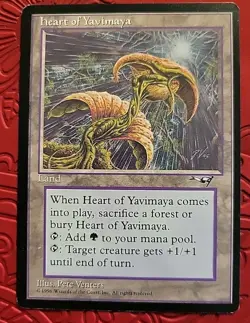 MTG Heart of Yavimaya x1 LP/NM ~Alliances (Magic the Gathering)*Free Shipping* - Image 1