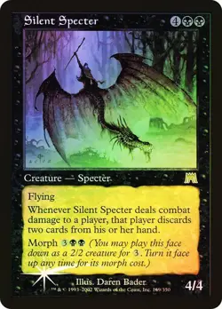 Onslaught MTG FOIL Silent Specter Magic - Image 1