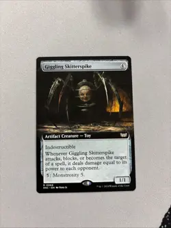 Giggling Skitterspike (Extended Art) Commander: Duskmourn: House of Horror... - Image 1