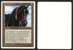 ***Italian Ebony Horse Artist Proof Signed*** MTG Revised Dameon Willich - Image 1
