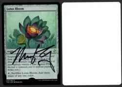 ***FOIL Lotus Bloom Artist Proof Signed*** MTG Time Spiral Remastered Mark Zug - Image 1