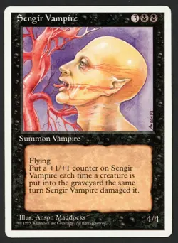 ***Sengir Vampire*** MTG Alternate 4th Edition Magic Kid Icarus - Image 1