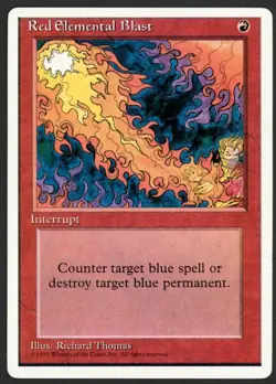 ***Red Elemental Blast*** MTG Alternate 4th Edition Magic Kid Icarus - Image 1