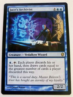 MTG Jace's Archivist - Commander 2013 (C13) 48 Near Mint - Image 1