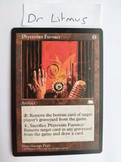 1x Phyrexian Furnace Weatherlight MTG Great Condition - Image 1