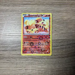 Pokemon Growlithe RC4/RC25 Legendary Treasures: Radiant Collection Holo - NM - Image 1