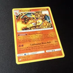 POKEMON CHARIZARD 14/181 SUN & MOON TEAM UP NM CONDITION - Image 2