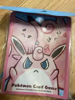 Chansey Wigglytuff Clefable 64 Sleeves Japanese Pokemon Center Exclusive Komiya - Image 1