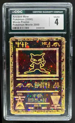 2000 Pokemon Movie Promos Ancient Mew #NNO CGC 4 - Image 1