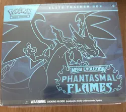 Pokemon TCG Mega Evolution Phantasmal Flames Elite Trainer Box 2025 NEW - Image 1