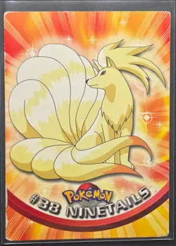 Pokemon Topps Ninetales #38 TV Animation Series Blue Logo - Image 1