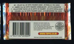 #1 1998 Topps Pokemon TV Animation Blue Logo Foil Booster Pack Sealed - Image 2
