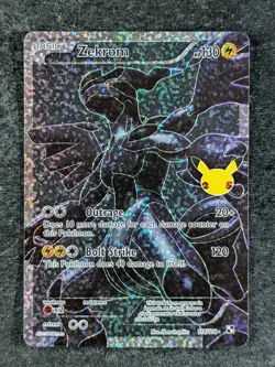 2021 Pokemon Zekrom 114/114 Celebrations - Classic Collection Black & White Holo - Image 1