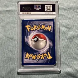 1999 Pokemon Base Set 1st Edition #6 Gyarados Holo PSA 4 - Image 3