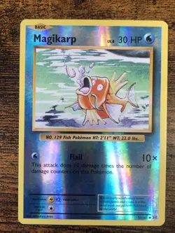 Pokemon Magikarp 33/108 Reverse Holo 2016 XY Evolutions - LP - Image 1