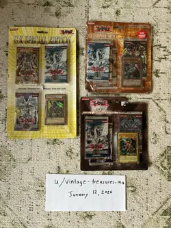 Yugioh Yu-gi-oh Blister Pack Lot GX Special Edition Cybernetic Revolution - Image 1