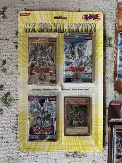 Yugioh Yu-gi-oh Blister Pack Lot GX Special Edition Cybernetic Revolution - Image 2
