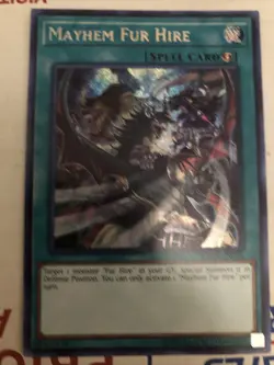 Yugioh Mayhem Fur Hire DASA-EN025 Secret Rare NM - Image 2