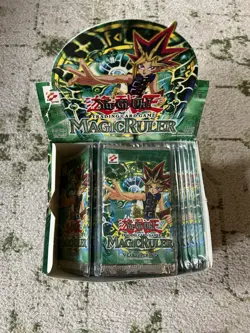 Yugioh Magic Ruler 26 Booster Packs With Booster Box Unsearched Unweighed - Image 2