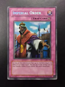 YUGIOH 2002 | IMPERIAL ORDER | PSV-104 | OLD NA PRINT | NM - EXCELLENT (VLP) - Image 1