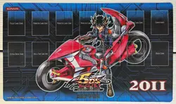 New! Yu-Gi-Oh! 5D's Yusei Fudo 2011 Hobby League Playmat - Image 1