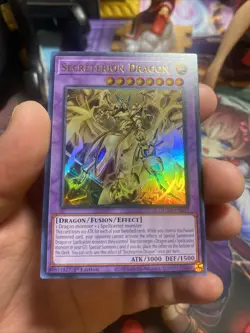 Yugioh! Secreterion Dragon DUAD-EN037 Ultra Rare (UR) 1st Edition Near Mint - Image 1