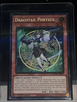 YuGiOh! Dracotail Phryxul! 1st Edition! Doom Of Dimension! - Image 1