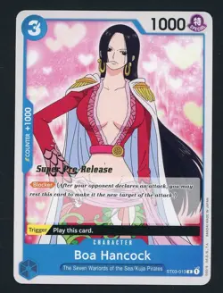 One Piece TCG Super Pre-Release Starter Deck 3 ST03-013 Boa Hancock - Image 1