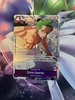 One Piece OP09 Zoro-Juurou Treasure Rare Alternative Art ST18-004 SR English - Image 1