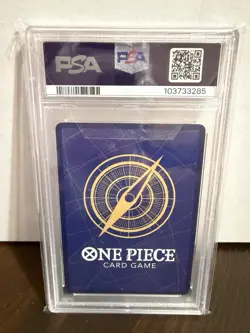 One Piece OP08-TWO Legends 118 Silvers Rayleigh Manga Alternate Art PSA 10 - Image 3