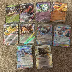 POKEMON TCG - 10 EX CARD LOT - JAPANESE AND ENGLISH AS PICTURED - Image 1