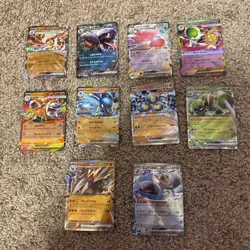 POKEMON TCG - 10 EX CARD LOT - JAPANESE AND ENGLISH AS PICTURED - Image 1