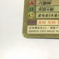 Bo-925 Susanoomon Old Digimon Card Vintage Gold Etching - Image 2