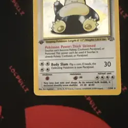 Pokemon 1999 Jungle Snorlax Holo Rare Card 11/64 1st Edition - Image 5