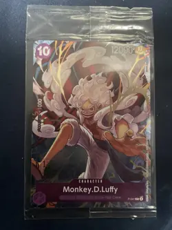 Monkey.D.Luffy P-041 WINNER PROMO 1st Anniversary ONE PIECE Card Game SEALED - Image 1