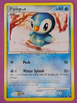 Piplup 015/017 Pop Series 8 Regular Finish Mid-Era Pokemon Card - Image 1
