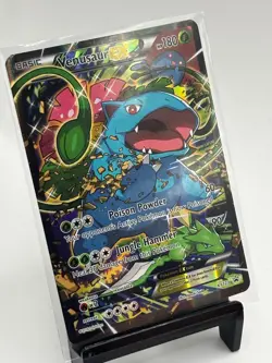 Pokemon TCG Venusaur EX Black Star Promo Full Art Holo Card XY123 - Image 2